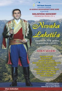 Koncert Novaka Laketića