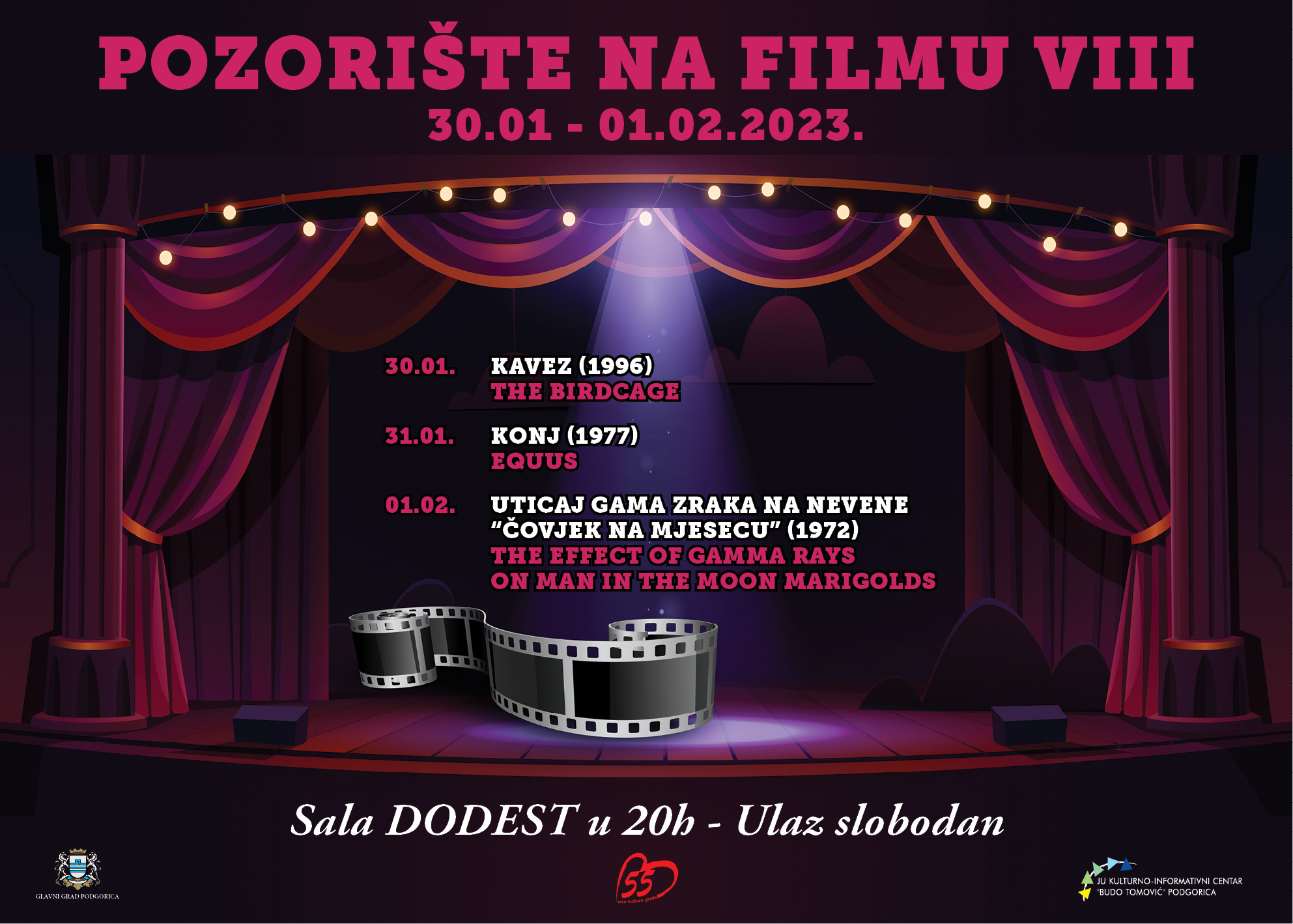 Filmska Revija PozoriŠte Na Filmu Viii Kulturno Informativni Centar Podgorica 